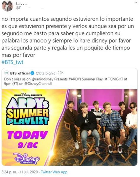 bts en disney channel 2019